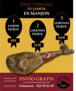 VERANO 2023. JAMÓN DUROC  5 ESTRELLAS (6.500 KG A 7.500 KG)