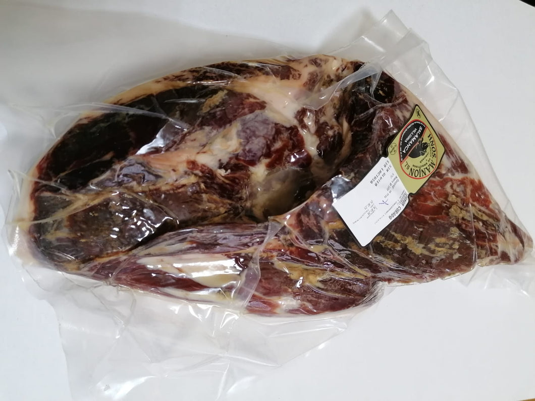 CENTRO DE JAMÓN DE CEBO IBÉRICO 50% raza Ibérico  LIMPIO (4,5KG A 5KG)